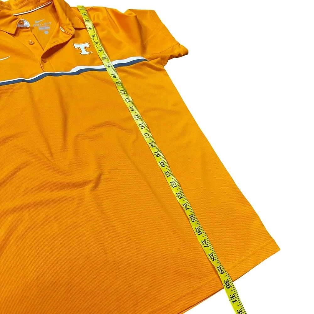 Nike Dri Fit Tennessee Vols Polo Large Orange Embroidered T Collegiate
